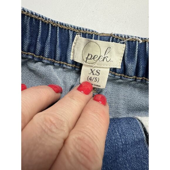 Peek Floral Embroidered Denim Jean Short - Picture 4 of 4